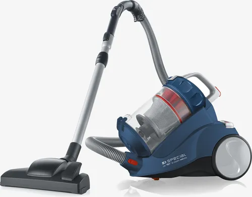 Severin MY 7119 Beutelloser Multizyklon-Bodenstaubsauger - Bodenstaubsauger mit HEPA 14 Filter, ideal für Allergiker und Haustierbesitzer. Regulierbare Saugleistung und inklusive Polster- und Parkettdüse.