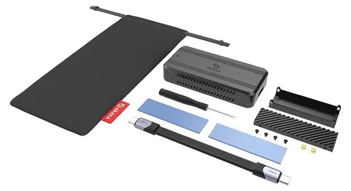 Akasa AK-ENU4M2-01 M.2 SSD-Gehäuse USB-C