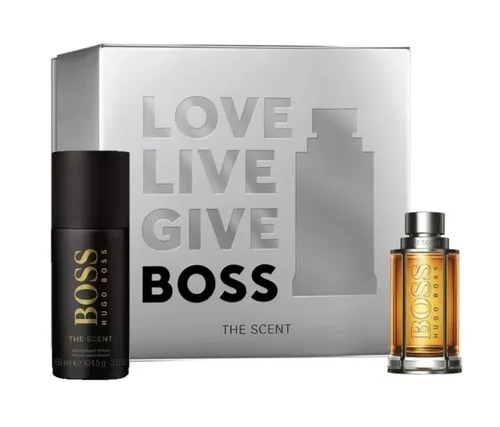 Hugo Boss The Scent Set 50 ml + 150 ml - Herren Parfum Set mit 50 ml Eau de Toilette und 150 ml Duschgel, ideal für den modernen Mann, der Stil und Eleganz schätzt.