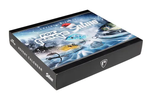 Fox Rage & Salmo Advent Calendar 2025 - Angelkalender für Angler - Adventskalender für Angler mit Ködern für Barsch, Hecht und Zander, ideal für die Vorweihnachtszeit und das Süßwasserangeln.