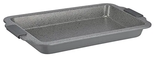 Auflaufform mit Silikongriffen 40,8x26,5x4,6cm mit Keramikbeschichtung 18055