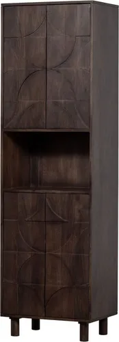 Schrank Draw aus Mangoholz, Braun - Buffetschrank aus hochwertigem Mangoholz, ideal für stilvolle Aufbewahrung und Ordnung in jedem Raum. Verleihen Sie Ihrem Zuhause mit diesem eleganten Möbelstück einen Hauch von Luxus.