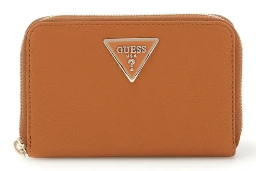 GUESS Laurel II SLG Medium Zip Around Wallet Cognac in braun von GUESS