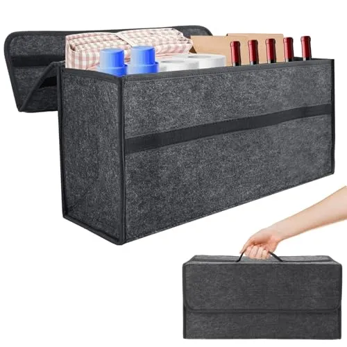 Auto Kofferraum Organizer,Faltbar Auto Organizer Kofferraum 50 x 17 x 24cm