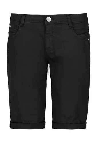 SUBLEVEL Bermudas Elastischer Materialmix, 5-Pocket-Details, Beinumschlag Stretch twill Shorts