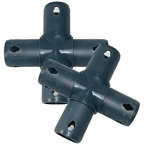 move and stic 2er Set Flächenkupplung 4-armig, titangrau von Moveandstic