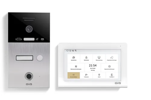 GVS IP Video Türsprechanlage mit HD Kamera - Haus-Alarmanlagen mit innovativer Videoüberwachung, Türöffner, Fingerprint & RFID für maximale Sicherheit und Komfort in Ihrem Zuhause.