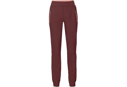 VAUDE Funktionshose WOMENS NEYLANDWARM PANTS - Stylische Damen-Jogpants im Softshell-Material für optimalen Komfort und Bewegungsfreiheit. Ideal für Spaziergänge und Wanderungen in der kalten Jahreszeit. Mit praktischen Reißverschlusstaschen und elastischem Bund.