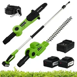 BRAST 2 in 1 Teleskop-Heckenschere & Hochentaster