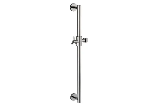 PaulGurkes Duschstange PG6100 - Brausestangen aus massivem Messing mit hochwertiger Verchromung, verstellbare Halterung und 70 cm Länge für individuelle Anpassung.