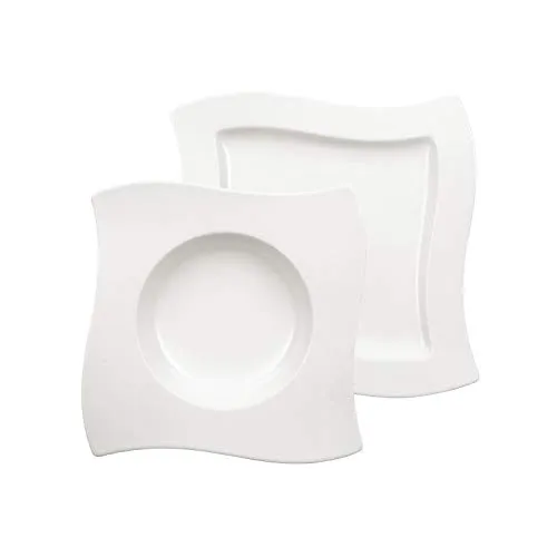 Villeroy & Boch Diner-Set 8-tlg. NEW WAVE in weiß von Villeroy & Boch