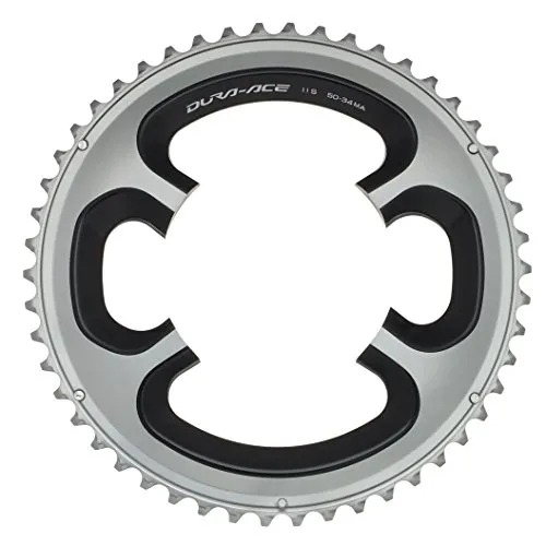 SHIMANO KETTENBLATT 50 ZÄHNE F. 50-34Z (MA) FC-9000 - Präzises Schalten - Veloantrieb, Kettenblatt 
