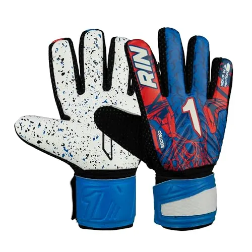 RINAT Egotiko Avengers Gravity Torwarthandschuhe, für Erwachsene, Blau, Größe 9