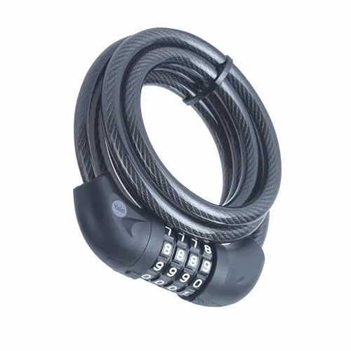 Essential Security Combination Cable Lock, Schwarz von Yale