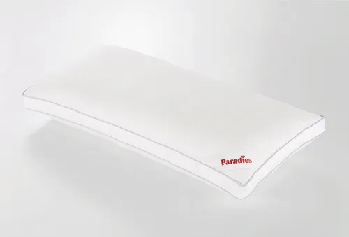 Paradies Kopfkissen Softy fest Bio 40x80cm - Bio Kopfkissen 40x80cm, allergikergeeignet und waschbar bis 60°, ideal für gesunden Schlaf und optimale Unterstützung.