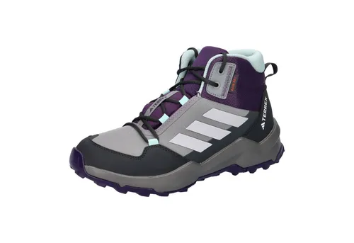 adidas Terrex Ax4R Mid RAIN.RDY Kids Wanderschuhe - Kinder Wanderschuhe mit wasserdichter RAIN.RDY Membran, ideal für Abenteuer bei jedem Wetter. Umweltfreundlich, aus mindestens 20% recycelten Materialien gefertigt.