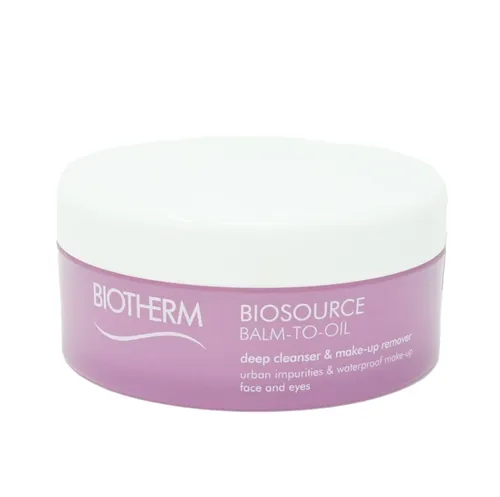 Biotherm Total Renew Balm Cleanser & Make Up Remover 125 ml - Make-up-Entferner für das Gesicht, reinigt sanft und entfernt selbst wasserfestes Make-up für ein frisches Hautgefühl.
