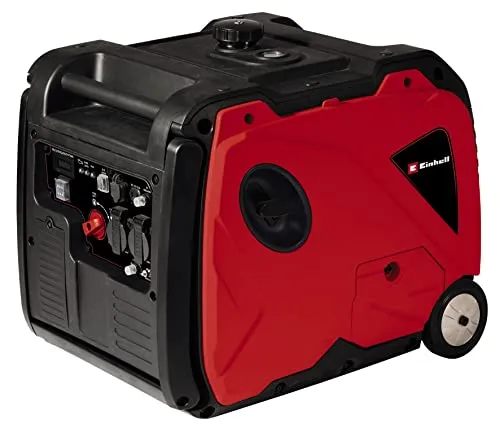 Einhell Stromerzeuger TE-IG 3500 - Stromaggregate – Mit bis zu 3.200 W Dauerleistung und Inverter-Technologie ideal für sensible Geräte, leicht transportabel mit 8,3 L Tank und umfangreichen Anschlüssen.
