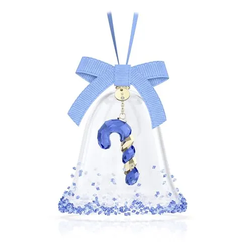 Swarovski Holiday Cheers Dulcis Glocken-Ornament, Blau in blau von Swarovski