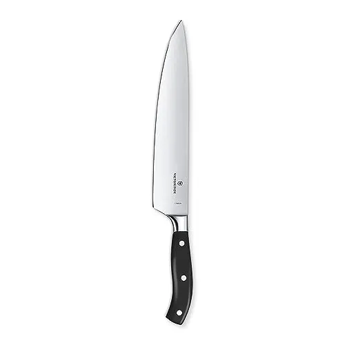 Victorinox Grand Maître Kochmesser 25 cm - Profi Qualität - Kochmesser aus rostfreiem Stahl mit extra scharfer Klinge und ergonomischem Griff für präzises Schneiden. Ideal für Kochprofis und Hobbyköche.