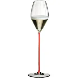 Riedel High Performance Pinot Noir Champagne Glass (Red) - Elegantes Kristallglas für Weinliebhaber, optimiert für perfekten Genuss von Sekt mit breiter Schale und langem Stiel, ideal für besondere Anlässe.