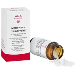Meteoreisen Globuli Velati 20 G - Globuli velati für den täglichen Einsatz. Ideal zur Unterstützung der Pflege, enthalten hochwertige Inhaltsstoffe und sind in einer praktischen 20 g Verpackung.