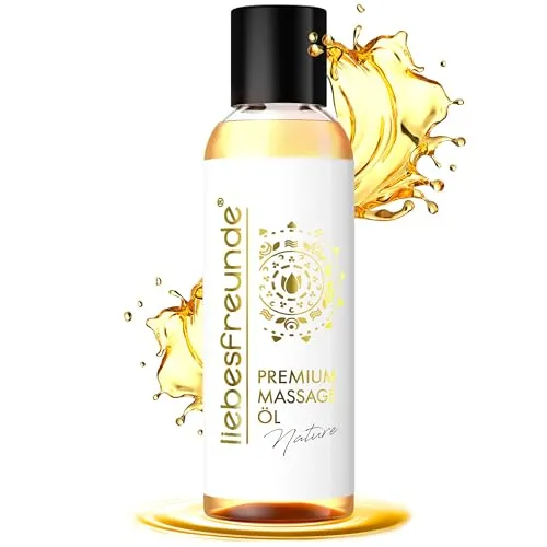 Liebesfreunde® Massageöl Nature - Sinnliches Massage Öl zur Entspannung für Paare, 150 ml