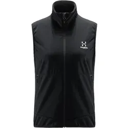 Haglöfs Softshellweste Frauen Multi Flex Vest - Funktionsjacke aus recyceltem Flex-Material, wasser- und windabweisend, ideal für aktive Damen, die Wert auf Nachhaltigkeit legen.