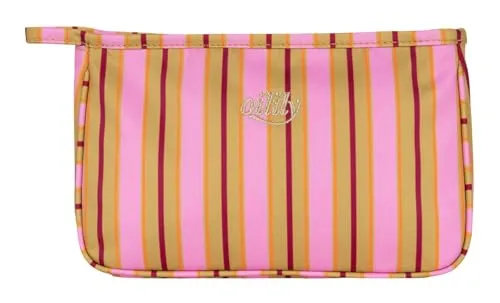 Oilily Calan Kosmetiktasche Amber Gold - Stilvolle Kosmetiktasche in Amber Gold mit praktischem Stauraum. Hergestellt aus robustem 100% Polyester, ideal für unterwegs und für die tägliche Pflege.
