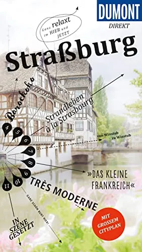 DUMONT direkt Reiseführer Straßburg: Mit großem Cityplan