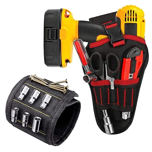Werkzeuggürtel,Tiuxiu 2PCS Mini Gürteltasche Werkzeug Gartengerätegürtel Werkzeugtasche Gürtelwerkzeugtasche Workertasche Elektriker Beutel