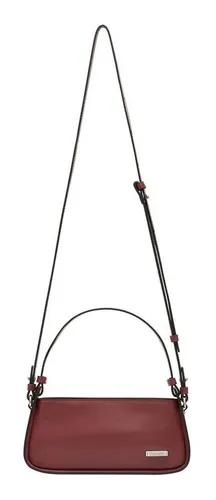 Liebeskind Franzis Calf Optic XS Schultertasche rot 2162663-4595 - Umhängetaschen aus feinem, genarbtem Leder in leuchtendem Rot, perfekt für stilbewusste Frauen.