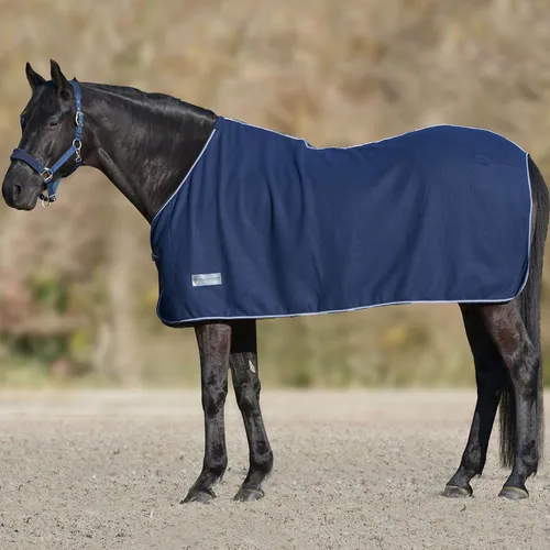 Waldhausen 115 cm Nachtblau Abschwitzdecke Economic Fleece