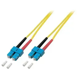 ProfiPatch Glasfaserkabel LWL Patchkabel Duplex SC-SC Singlemode 9/125μ OS2 LSZH Lichtwellenleiter 20m