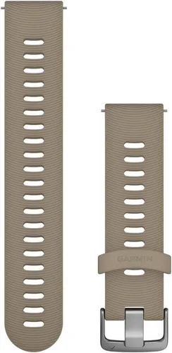 Schnellwechsel-Armbänder (20 mm) Sandsteinfarben - Smartwatch Zubehör, verstellbare Schnellwechsel-Armbänder für Garmin-Uhren, perfekt für individuellen Stil und sportliche Aktivitäten.