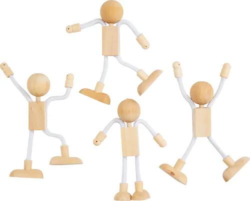 Creativ company flexi figuur, h: 12 cm, 4 set 1 doos