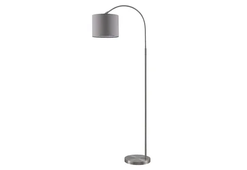 Lindby Bogenlampe Keriba in grau von Lindby