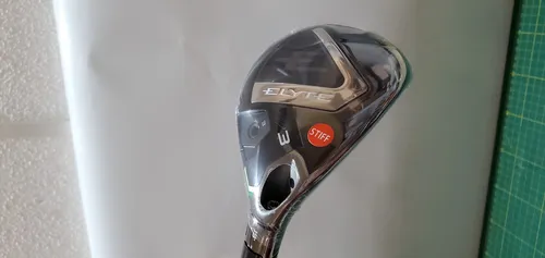 CALLAWAY ELYTE 3er Hybrid 19 Grad Graphit Stiff-Flex - Hochwertiger Golfschläger für Herren, ideal für präzise Schläge. Mit einem Loft-Winkel von 19° und stabilem Graphitschaft für optimale Leistung auf dem Platz.