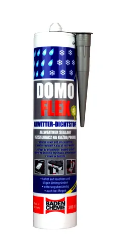 Domoflex Allwetter Dichtstoff Grau 300 ml - Silikonalternative
