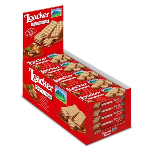 Loacker Classic Napolitaner Waffeln 25x 45g von Loacker