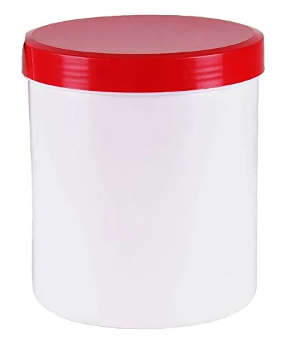 Fa.ars 20 Salbendose Probedosen Creme 800g 1000 ml Deckel rot Salbendöschen Dose Kunststoffdosen Schraubdeckeldosen Schraubdeckel