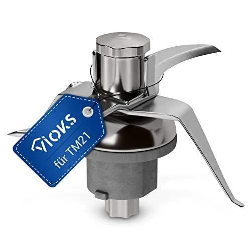 VIOKS Messer für Vоrwerk Thermоmix ТM21 Küchenmaschine Mixmesser aus Edelstahl SUS420 Thermоmix ТM 21 / Ersatzteile für Küchenmaschine