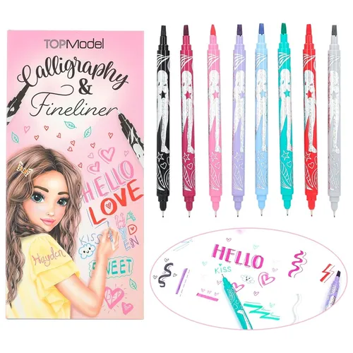 DEPESCHE - TOPMODEL KALLIGRAPHY UND FINELINER SET NEU OVP