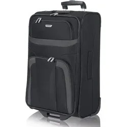 travelite Weichgepäck-Trolley 2W Trolley, 2 Rollen schwarz