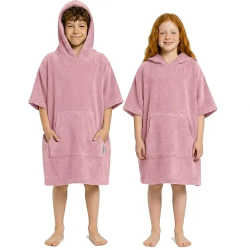 CalmyBEACH Frottee Badeponcho Kinder