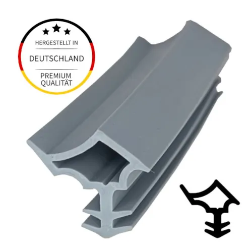 Einfach Dichtungen Türdichtband Stahlzargendichtung 5m - Dichtungen für Türen, optimierte Energieeinsparung durch perfekte Dämmung, erhältlich in verschiedenen Farben und als Bundware für weniger Verschnitt.