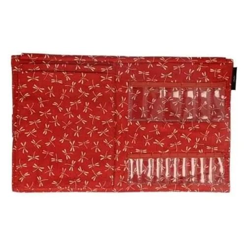 Seeknit Red Nadel- und Hakenbeutel – 1 Stück - Praktischer Aufbewahrungsbeutel für Stricknadeln und Häkelnadeln. Hält Ihr Zubehör sicher und organisiert. Robustes Material für langlebigen Einsatz.