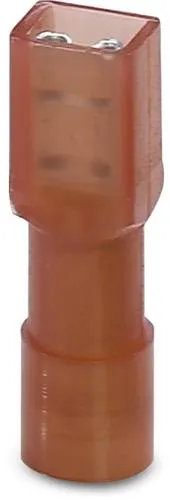 Phoenix Contact 3240536 Flachsteckhülse Steckbreite: 4.8 mm Steckdicke: 0.5 mm 180 ° Vollisoliert Rot 50 St.