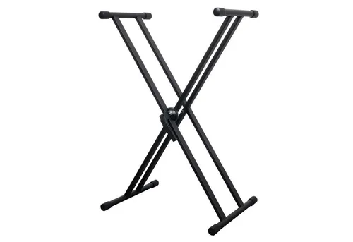 Cascha HH2181 Keyboardständer - Zubehör für Tasteninstrumente, stabiler Double X-Frame mit einer Tragkraft von bis zu 30 kg und höhenverstellbar von 39,5 cm bis 89 cm, ideal für Musiker aller Niveaus.