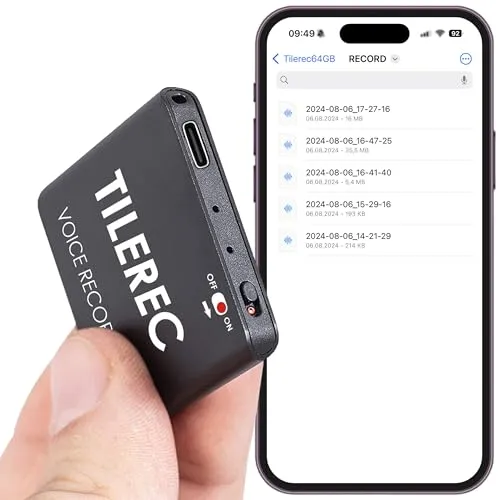 64GB Mini Aufnahmegerät